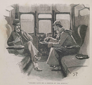 Holmes in train